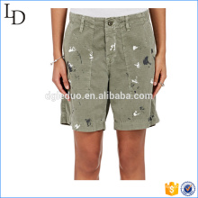 Hand-painted special slim carrgo shorts outdoor swear shorts for women